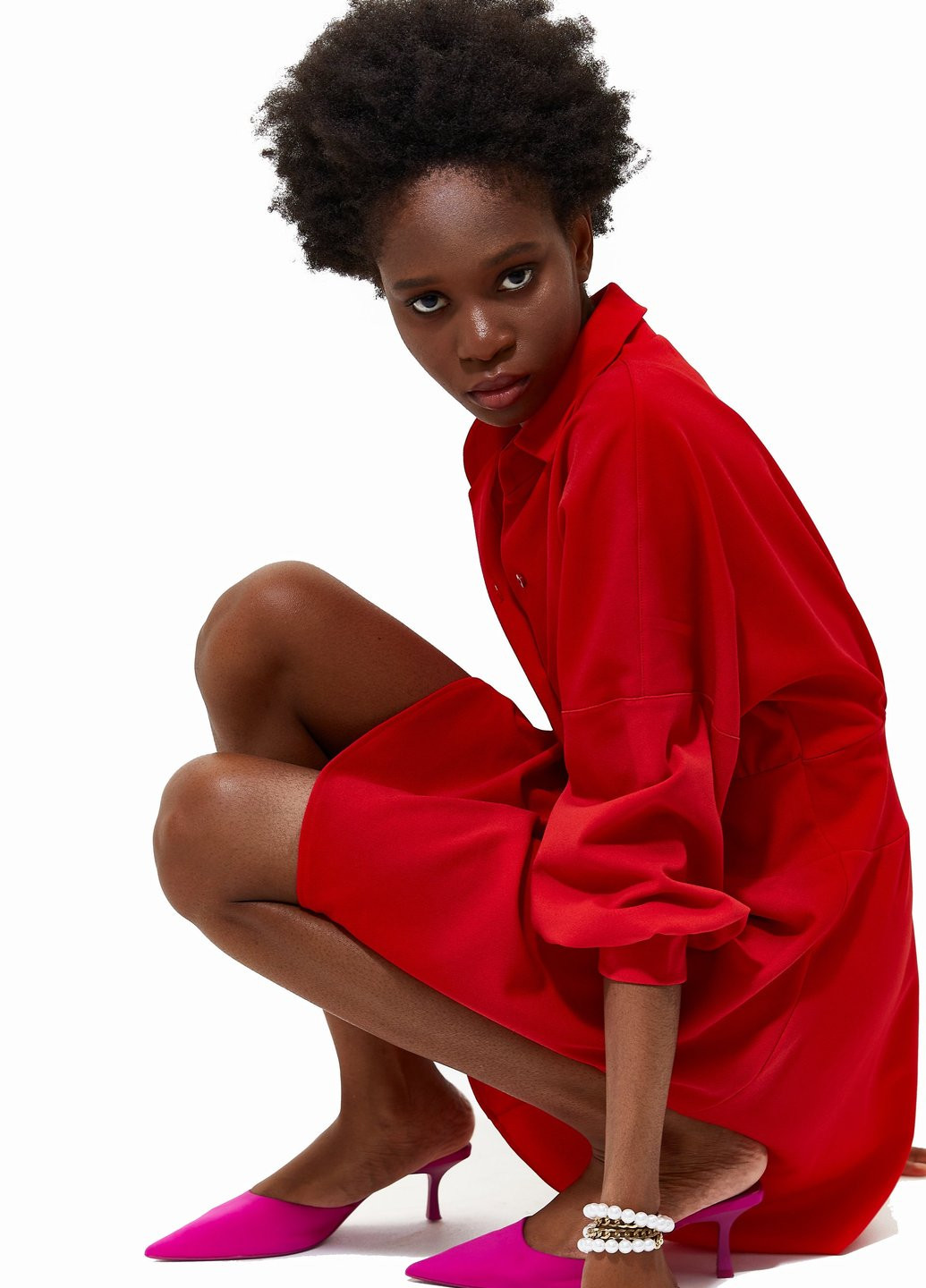 Червона кежуал червона сукня міні Gepur однотонна