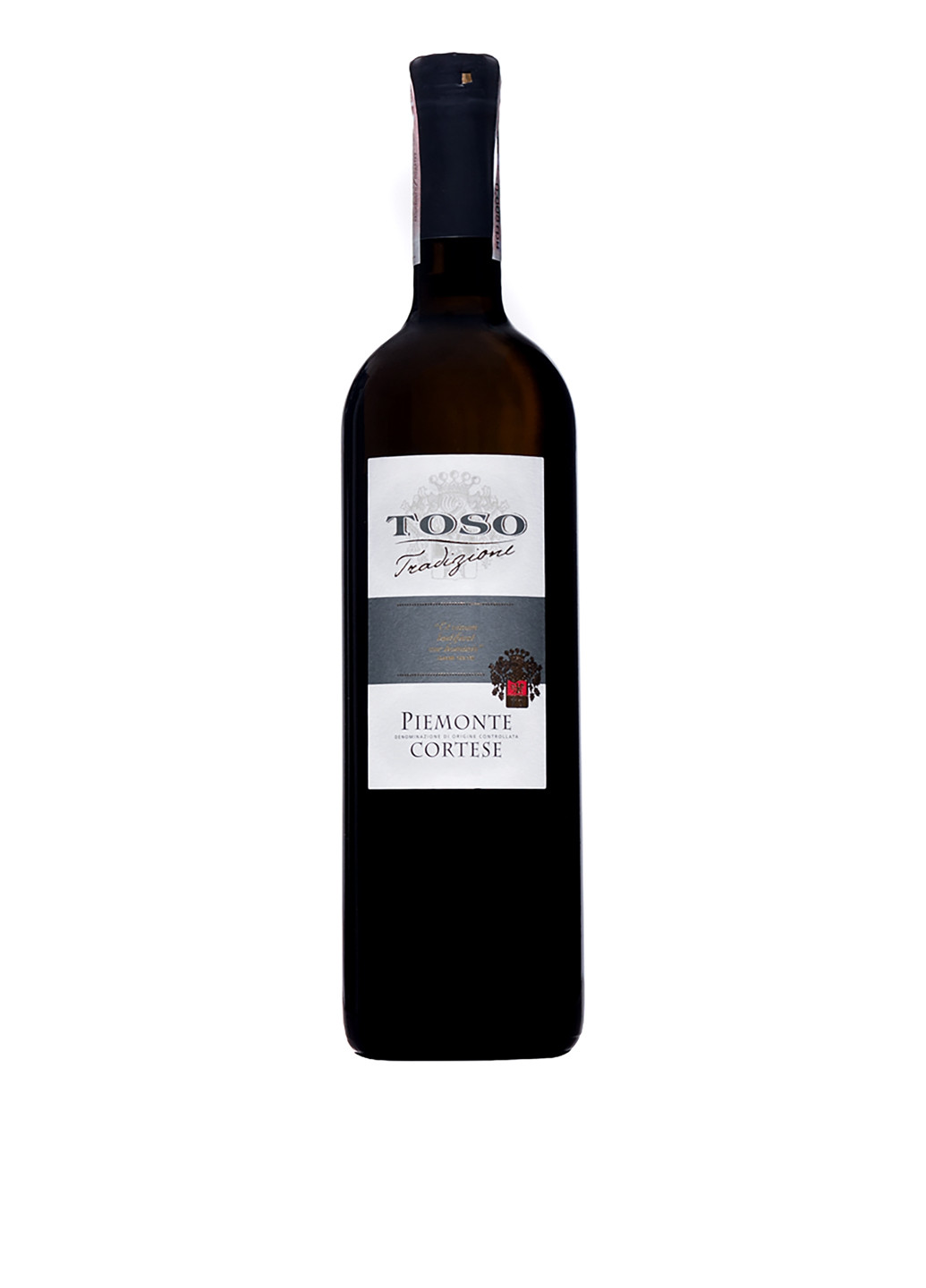Вино Piemonte Cortese DOC, 0.75 л Toso золотистое