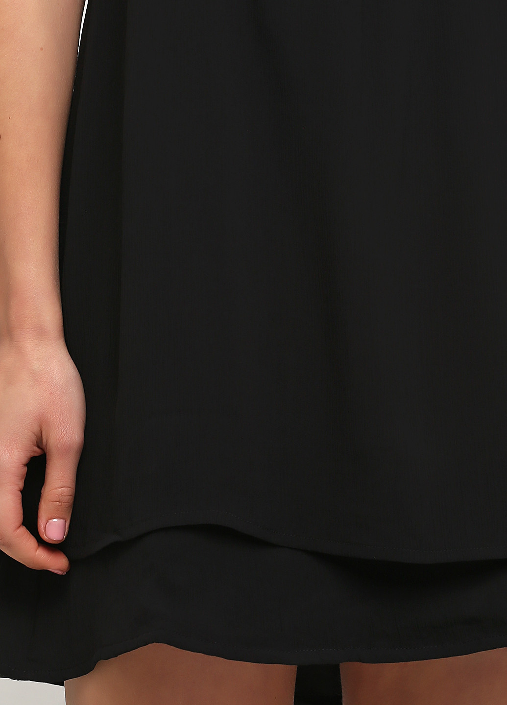 Черное кэжуал платье а-силуэт Ellos однотонное