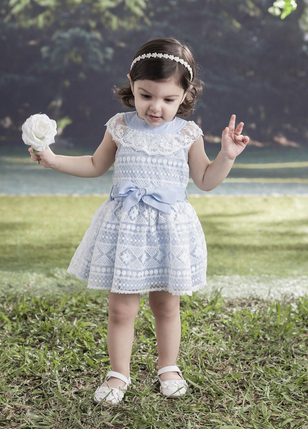 Светло-голубое платье SHEIN (324691956)