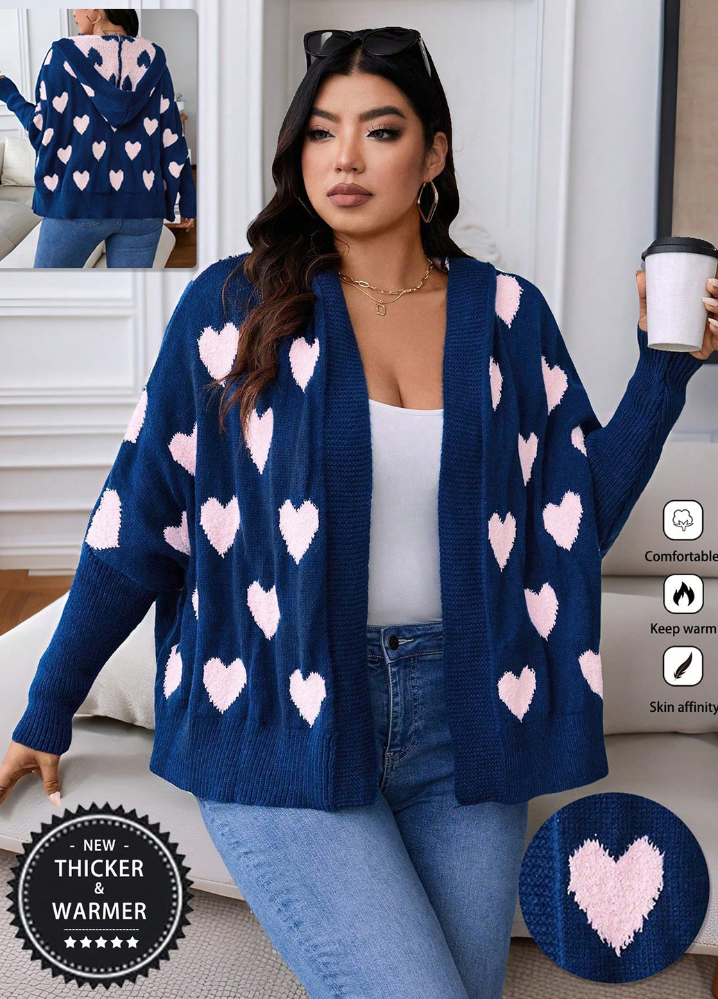 Кардиган двосторонній SHEIN (366071168)