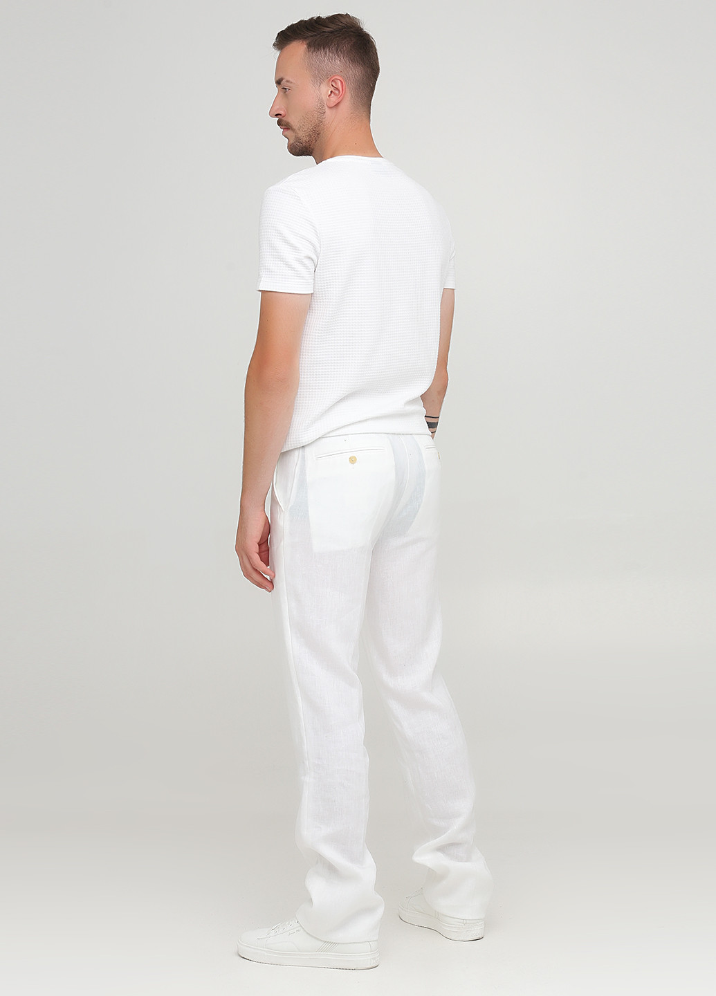 Белые кэжуал демисезонные прямые брюки Ralph Lauren