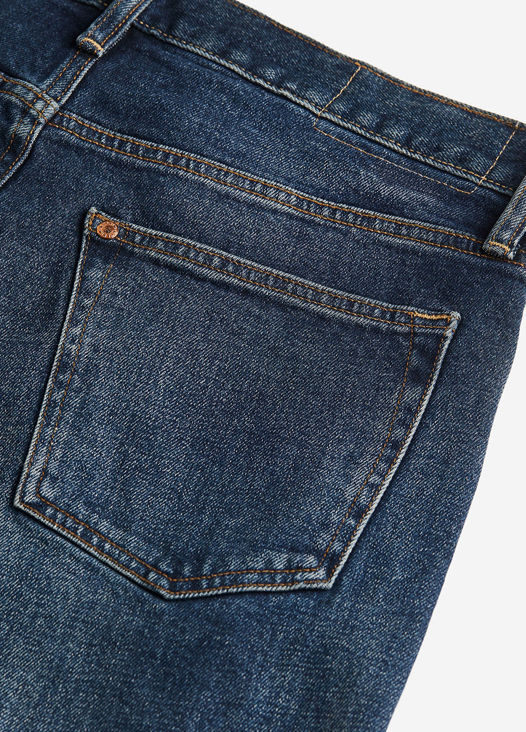 Темно-синие демисезонные скинни джинсы H&M