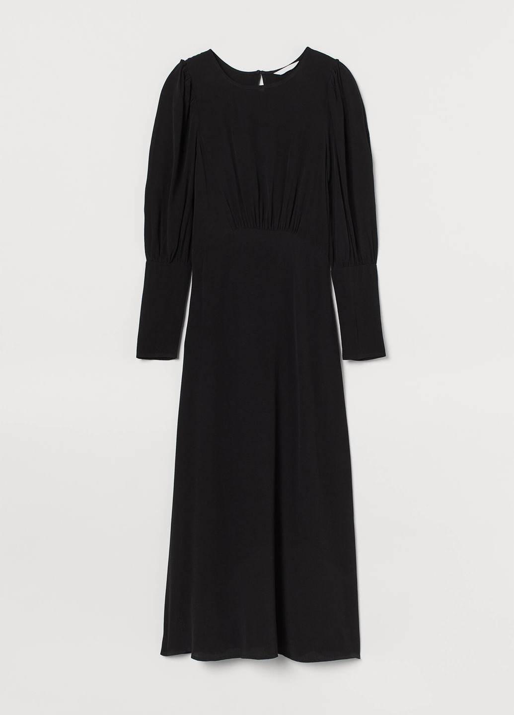 Чорна кежуал сукня H&M однотонна
