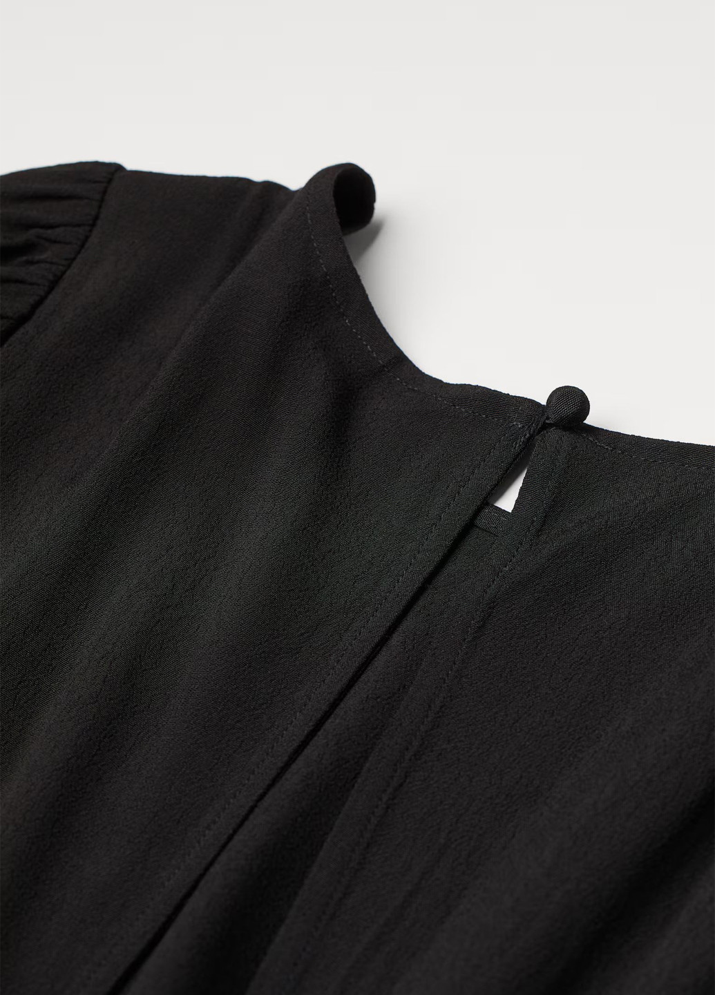 Чорна кежуал сукня H&M однотонна