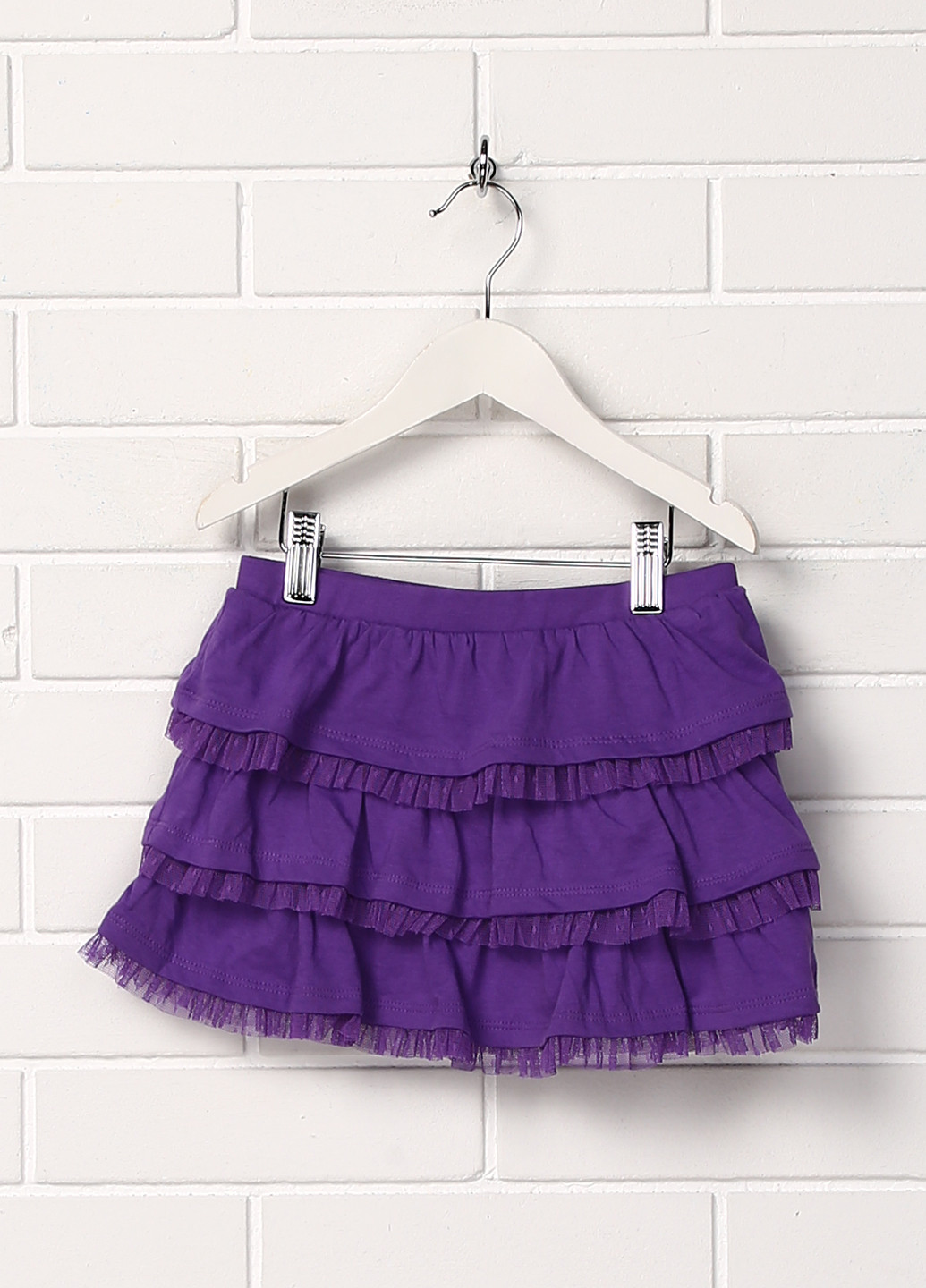 Фиолетовая кэжуал однотонная юбка Terranova мини