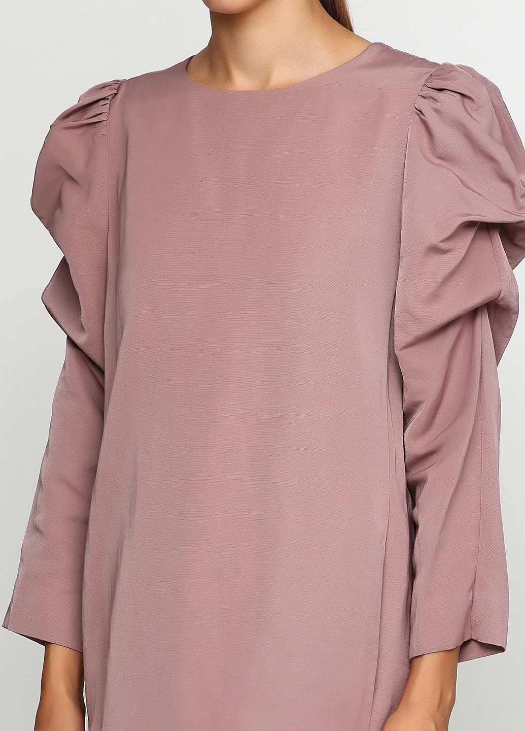 Бледно-розовое кэжуал платье Cos однотонное