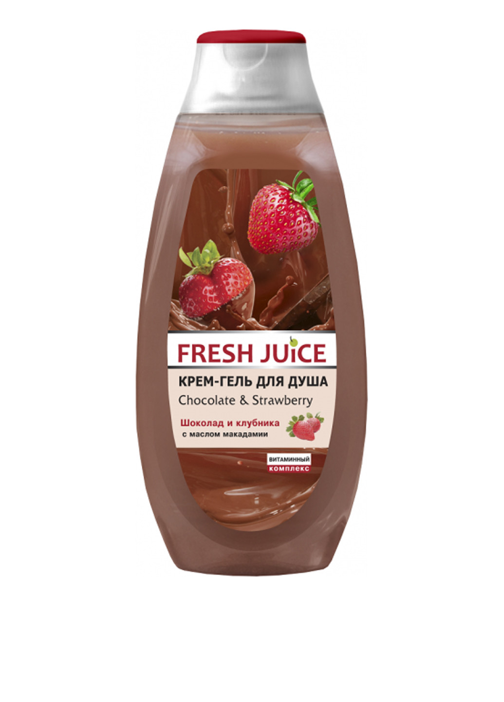 Крем-гель для душу Chocolate & Strawberry, 400 мл Fresh Juice (138199420)
