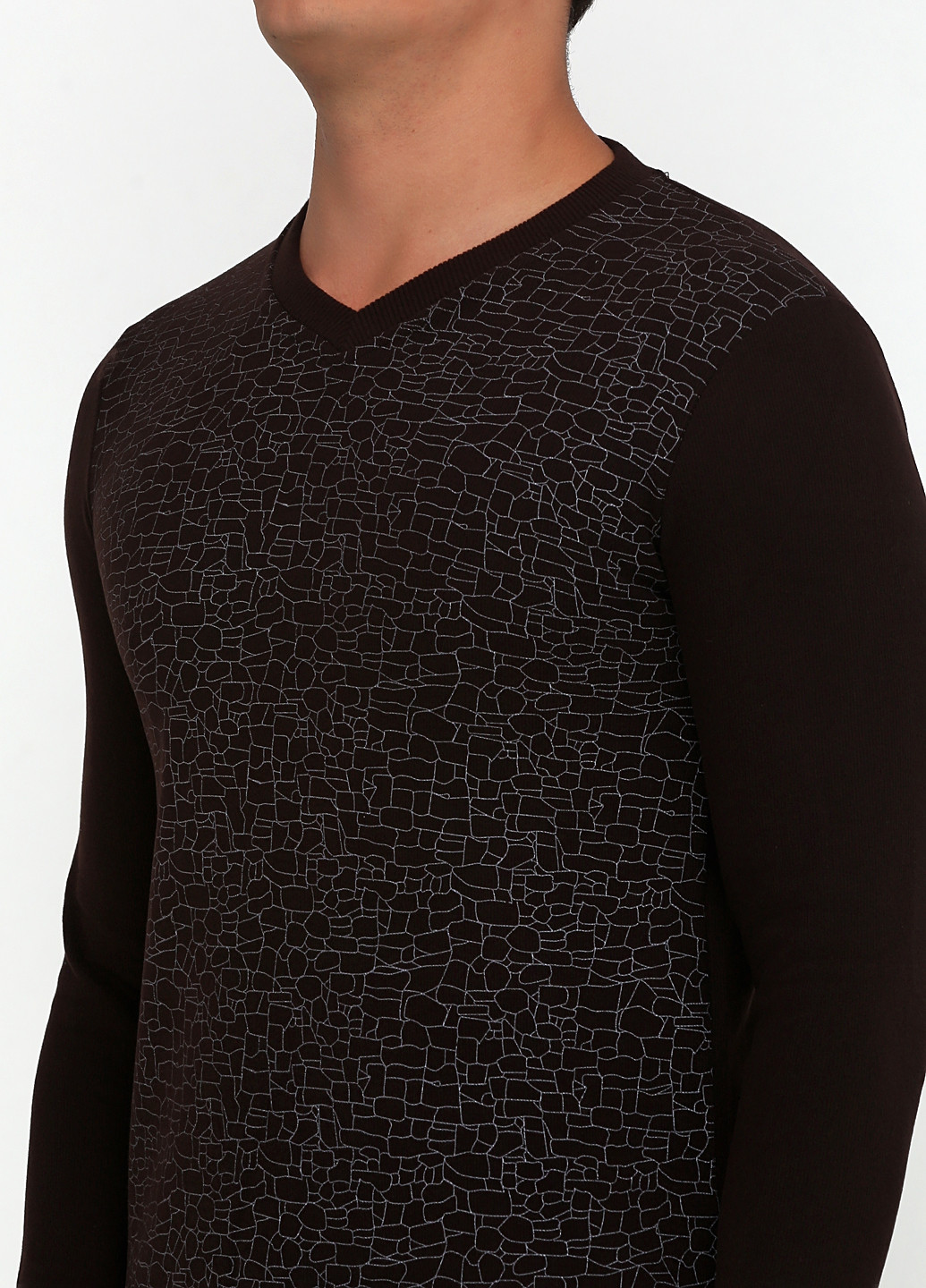 Коричневий демісезонний пуловер Armex