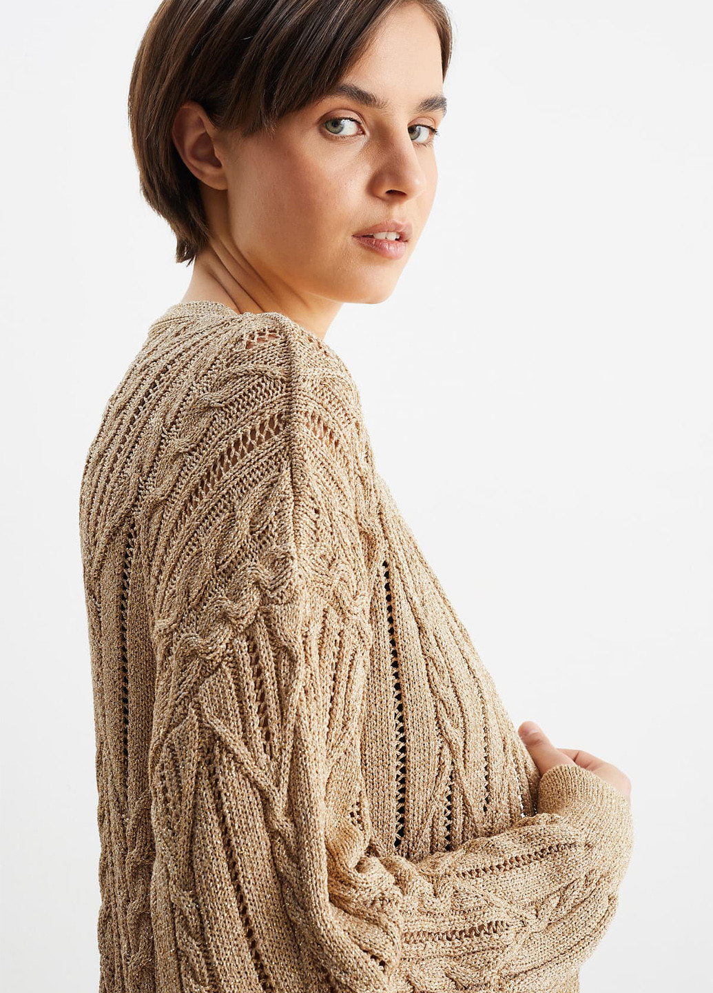 Бежевый демисезонный кардиган C&A