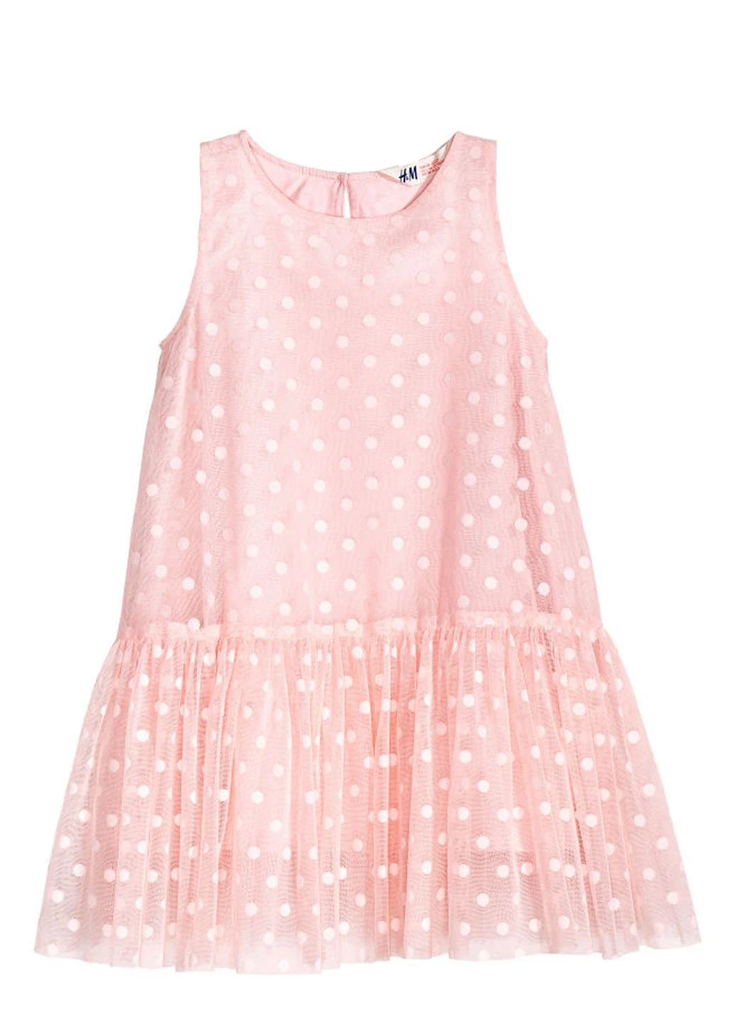 Розовое платье H&M (89949786)