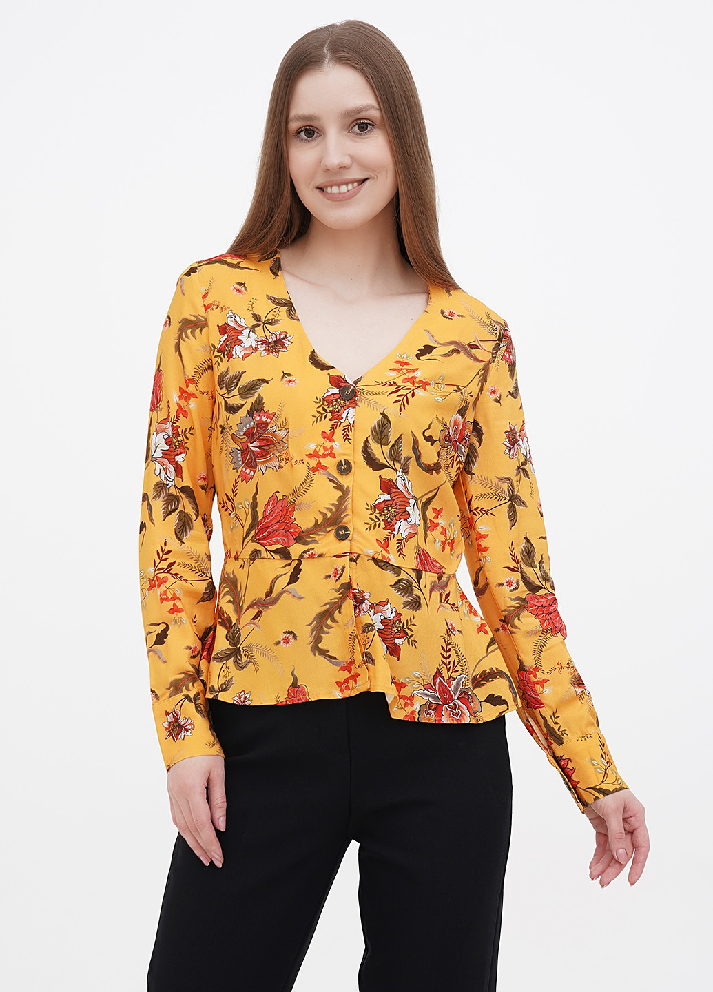 Жовта демісезонна блузка Reserved