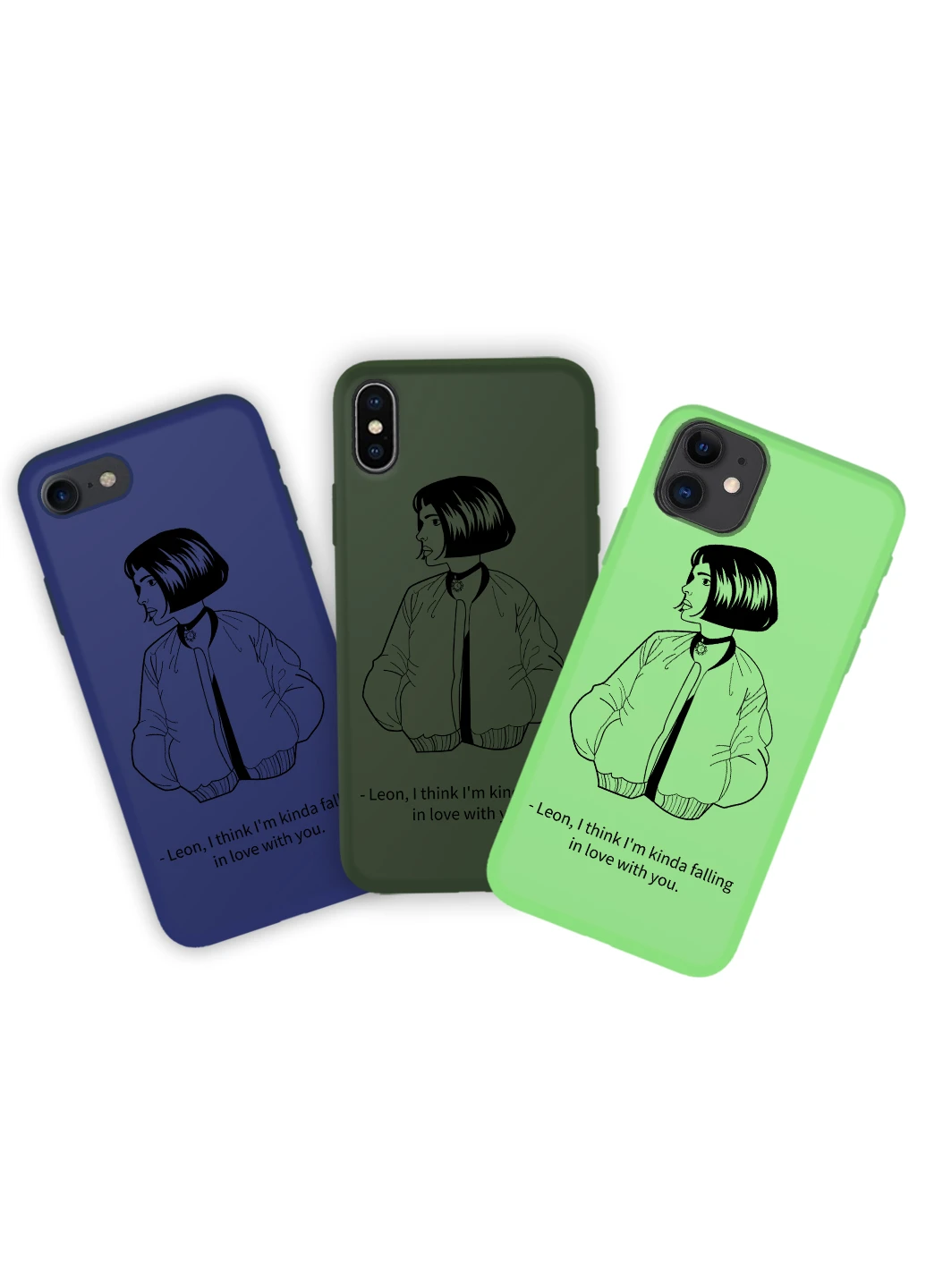 Чехол силиконовый Apple Iphone Xs Леон Киллер (Leon) (8938-1452) MobiPrint (219774617)