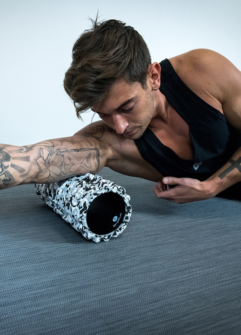 Роллер массажный Camouflage 33 см Камуфляжный (SLTS-2516) Sveltus (253147855)