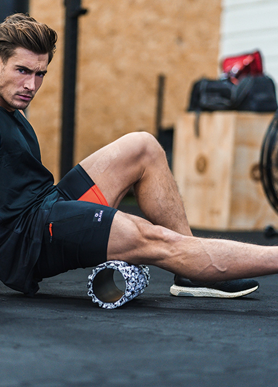 Роллер массажный Camouflage 33 см Камуфляжный (SLTS-2516) Sveltus (253147855)