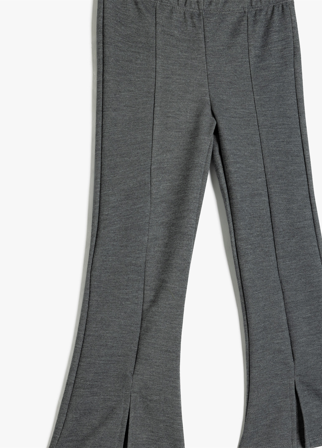 Серые кэжуал демисезонные клеш брюки KOTON