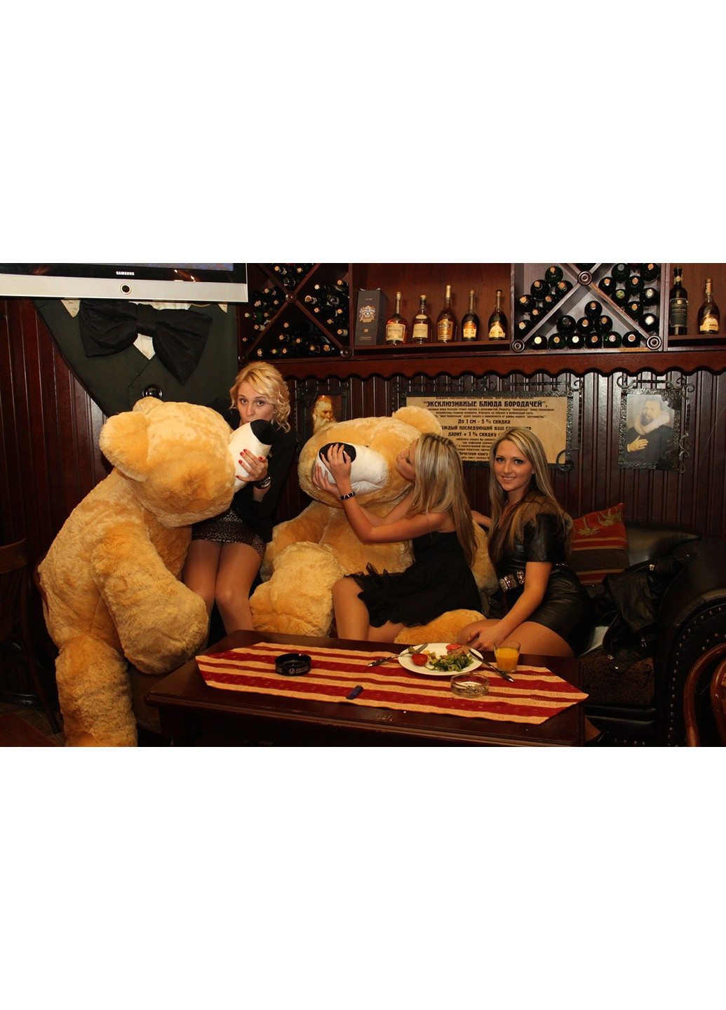 Велика м'яка іграшка ведмідь Умка 180 см Alina (252412246)