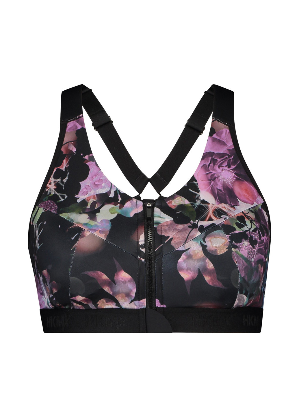 Чёрный топ бюстгальтер Hunkemoller без косточек полиамид