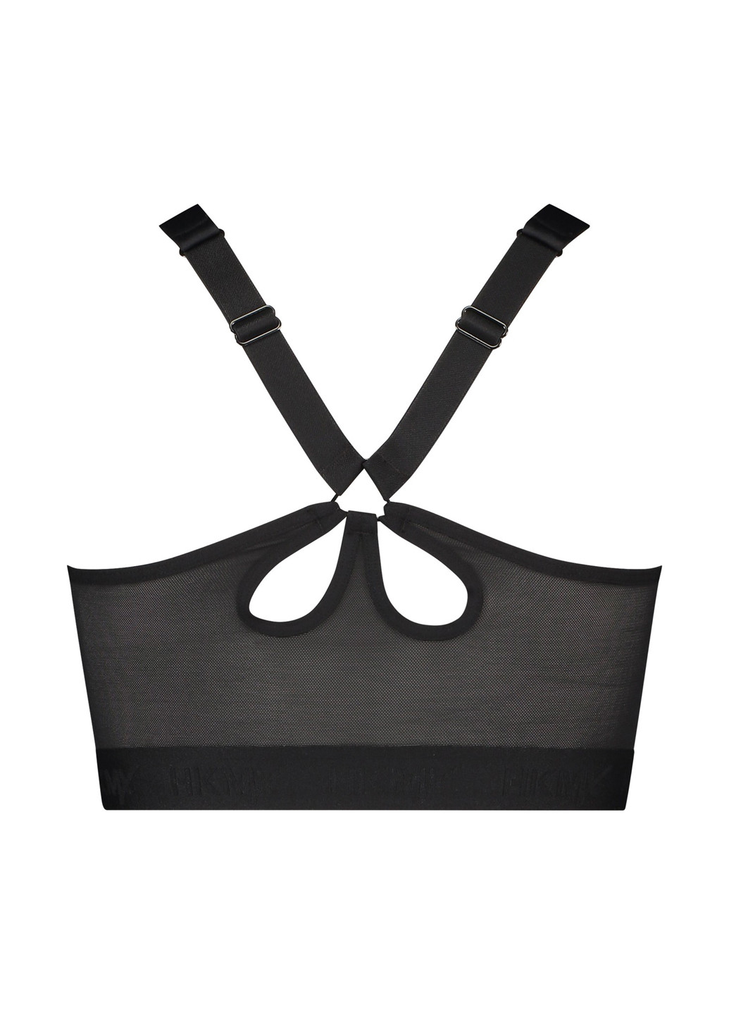 Чёрный топ бюстгальтер Hunkemoller без косточек полиамид