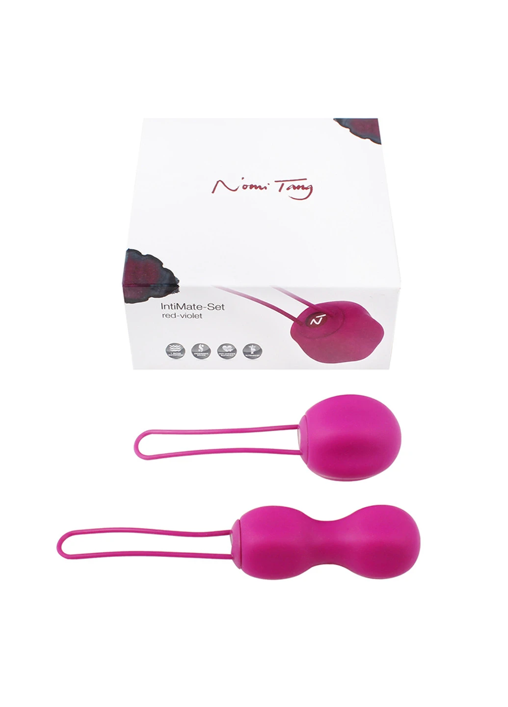 Вагинальные шарики IntiMate Вес: 53гр и 106гр Цвет: розовый Nomi Tang (252146358)