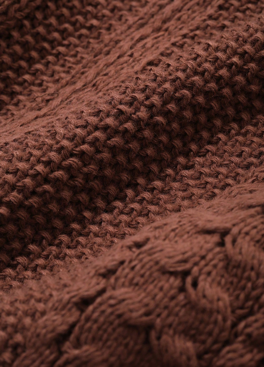 Коричневый демисезонный кардиган SHEIN