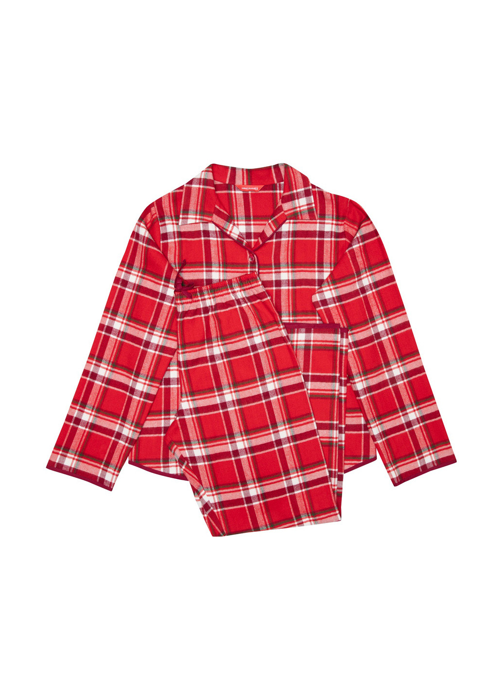 Червона всесезон піжама (сорочка, штани) рубашка + брюки Cyberjammies
