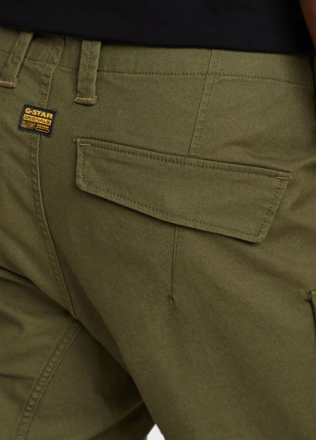 Хаки кэжуал демисезонные карго брюки G-Star Raw