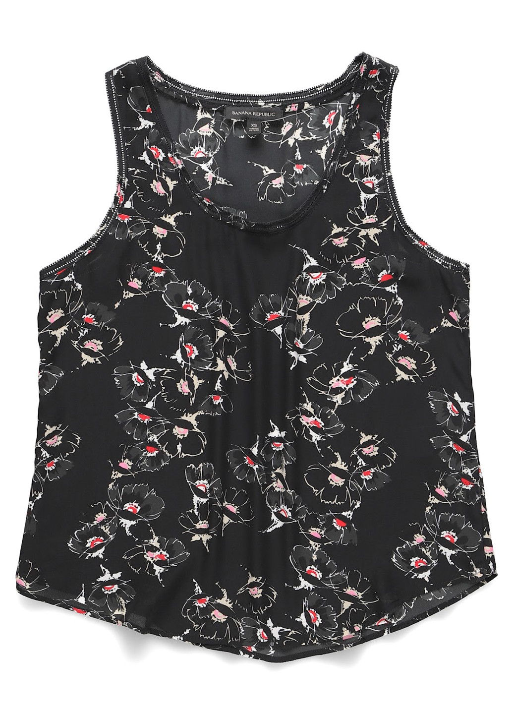 Чёрная блуза Banana Republic