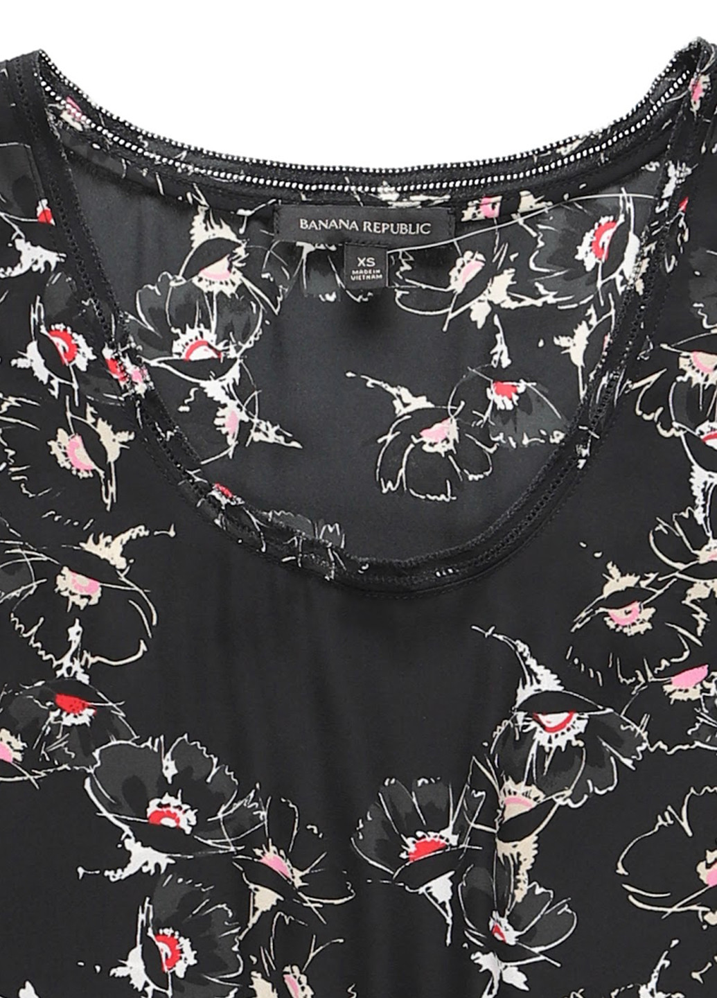 Чёрная блуза Banana Republic