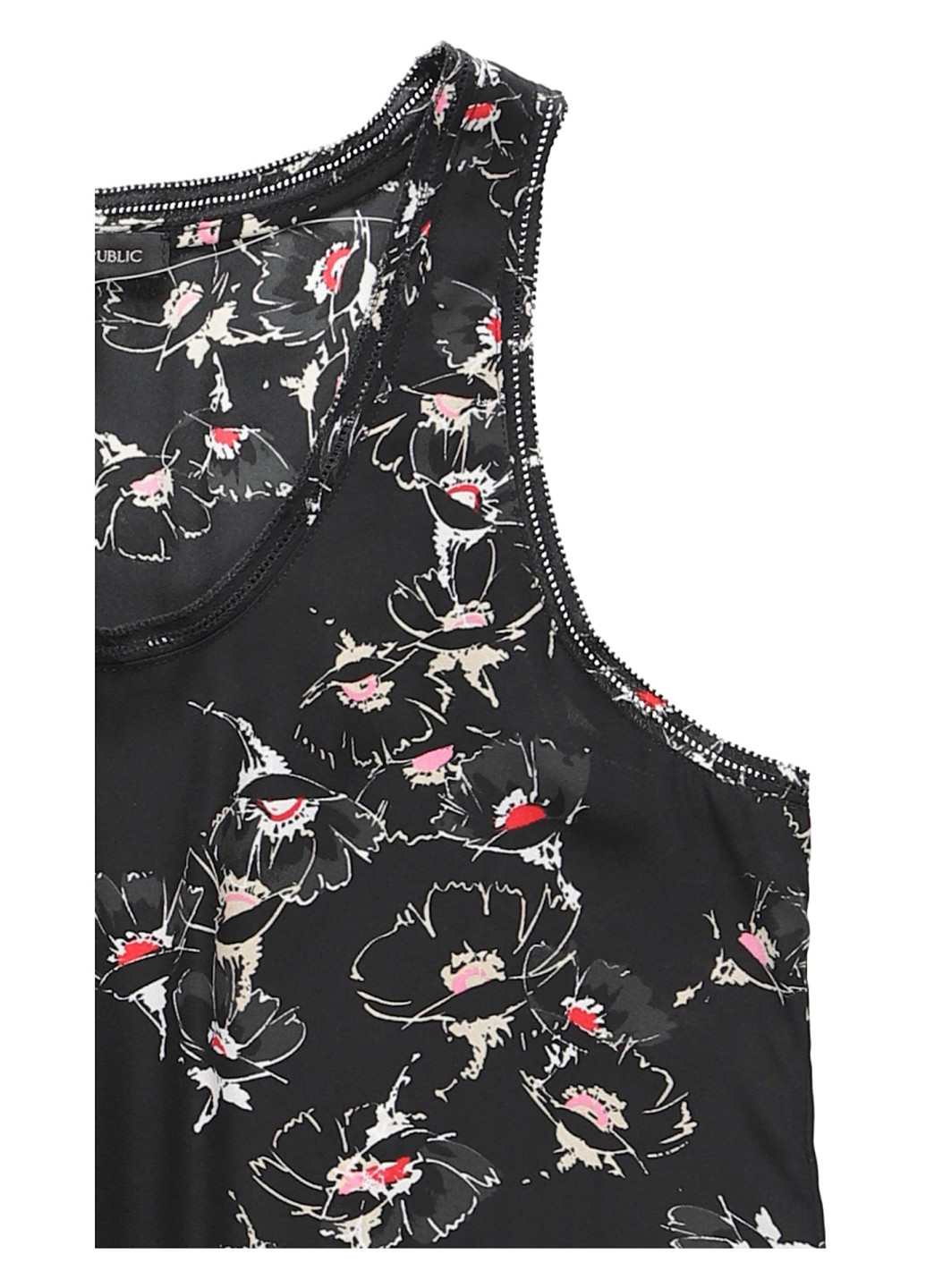 Чёрная блуза Banana Republic