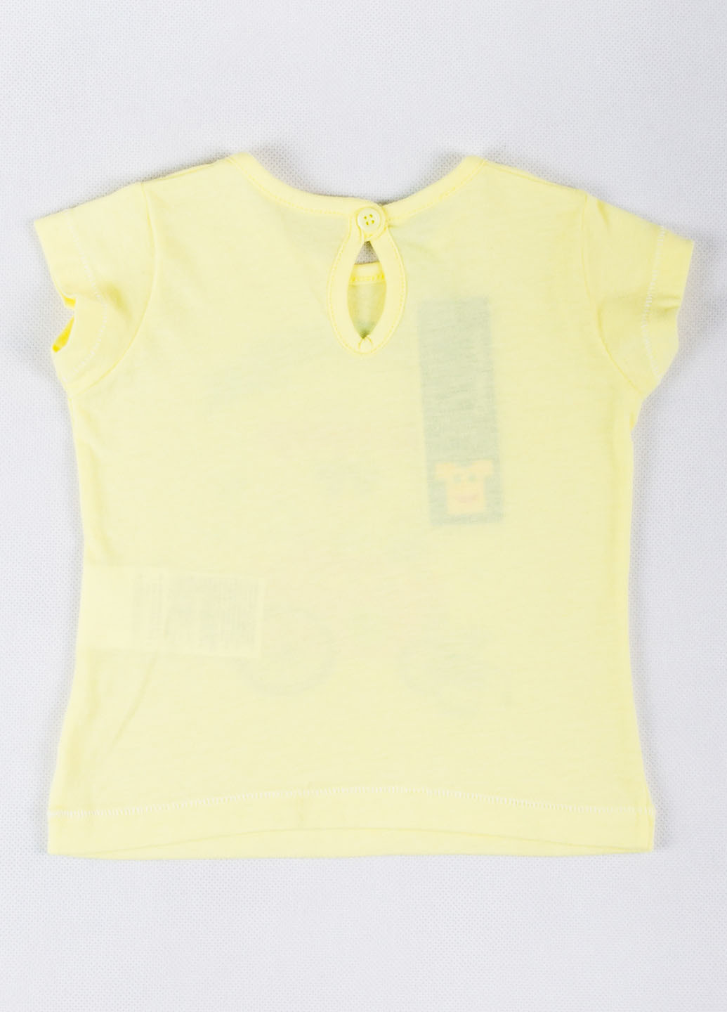 Светло-желтая летняя футболка United Colors of Benetton