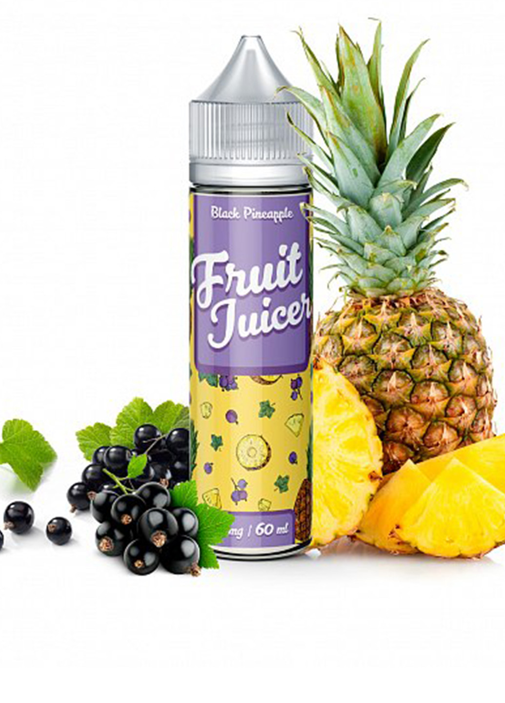 Рідина "Black Pineapple" 60 мл 0 мг (FJ-BP-00) Fruit Juicer "black pineapple" 60 мл 0 мг/мл (fj-bp-00) (144563438)