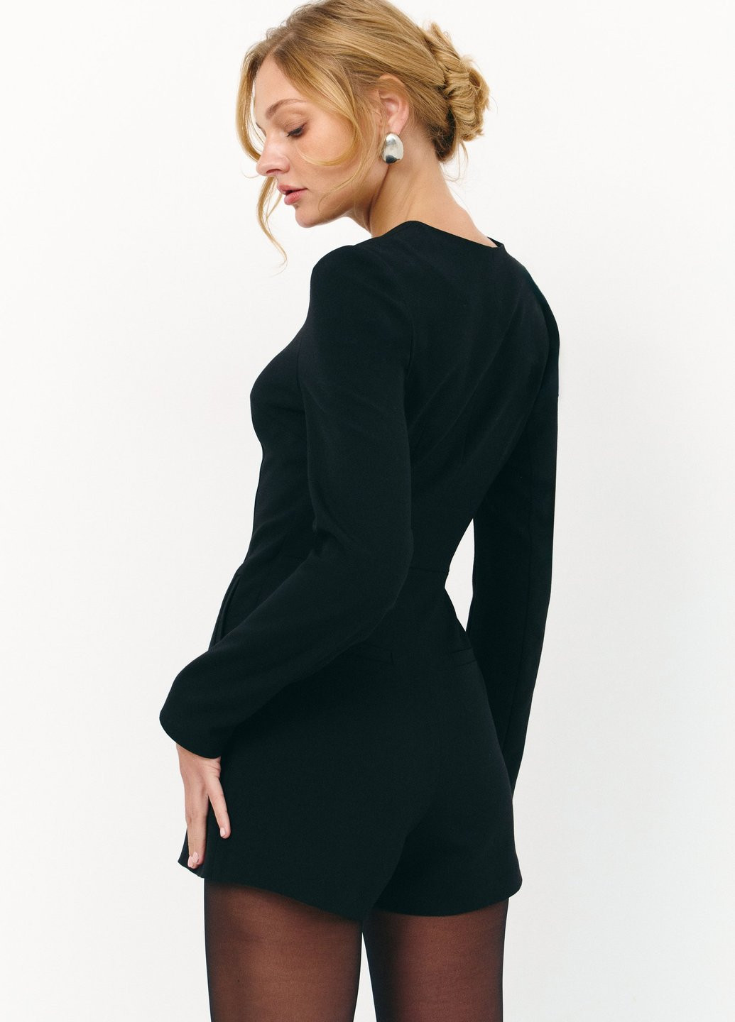 Комбінезон Gepur комбінезон-шорти однотонний чорний кежуал поліестер