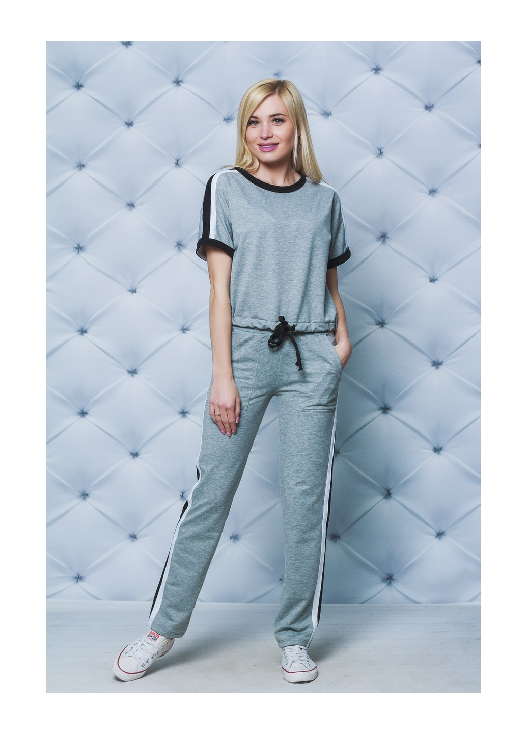 Спортивний костюм 02234 58 Світло-сірий Versal (223357229)