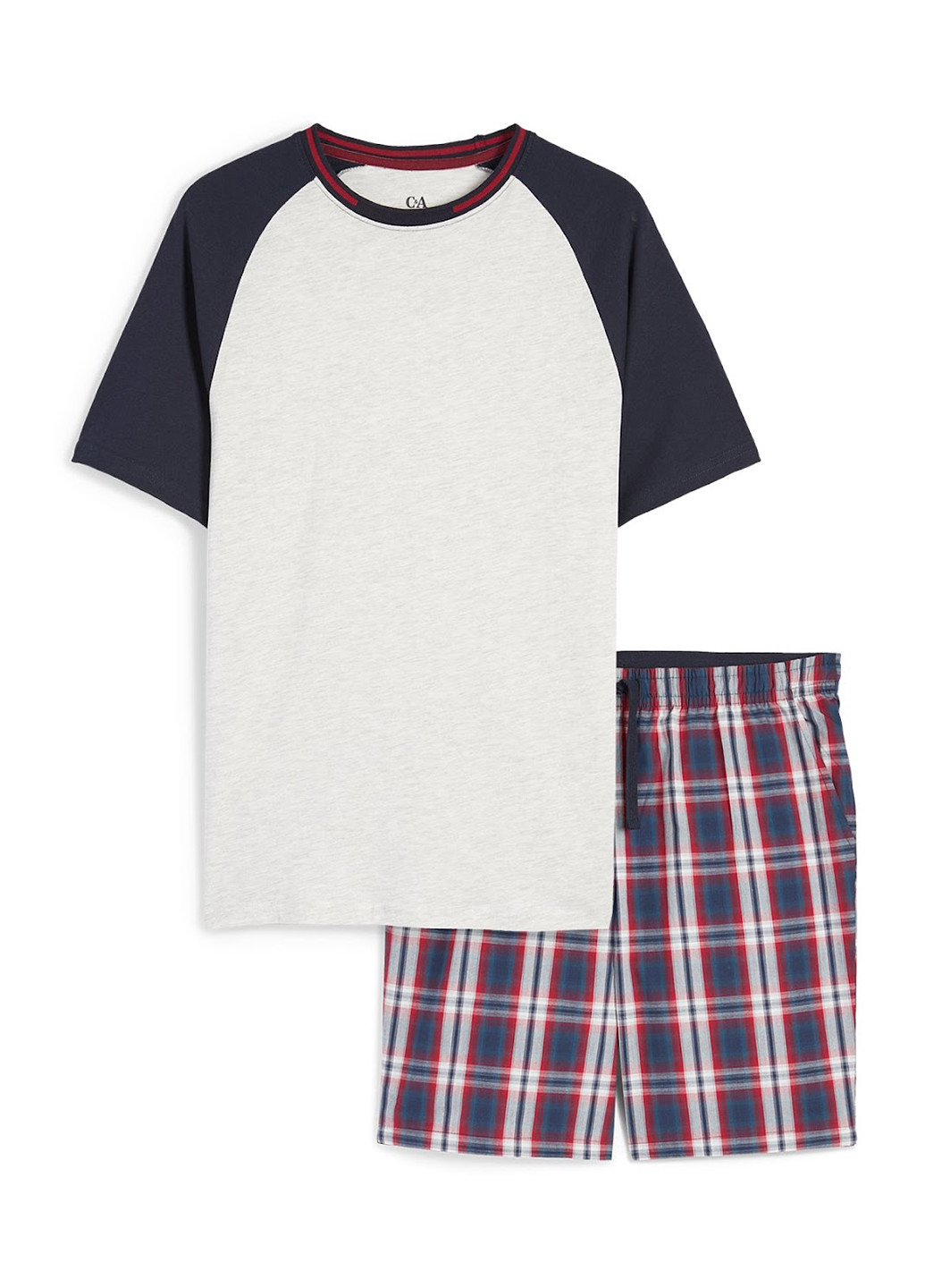 Темно-синій літній комплект (футболка, шорти) C&A