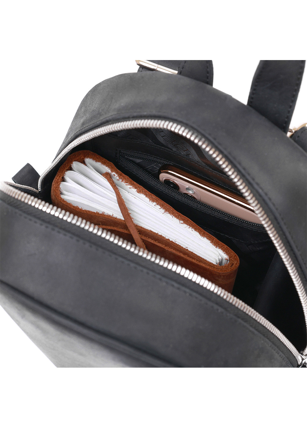 Женский кожаный рюкзак 21х28х9 см Shvigel (253490982)