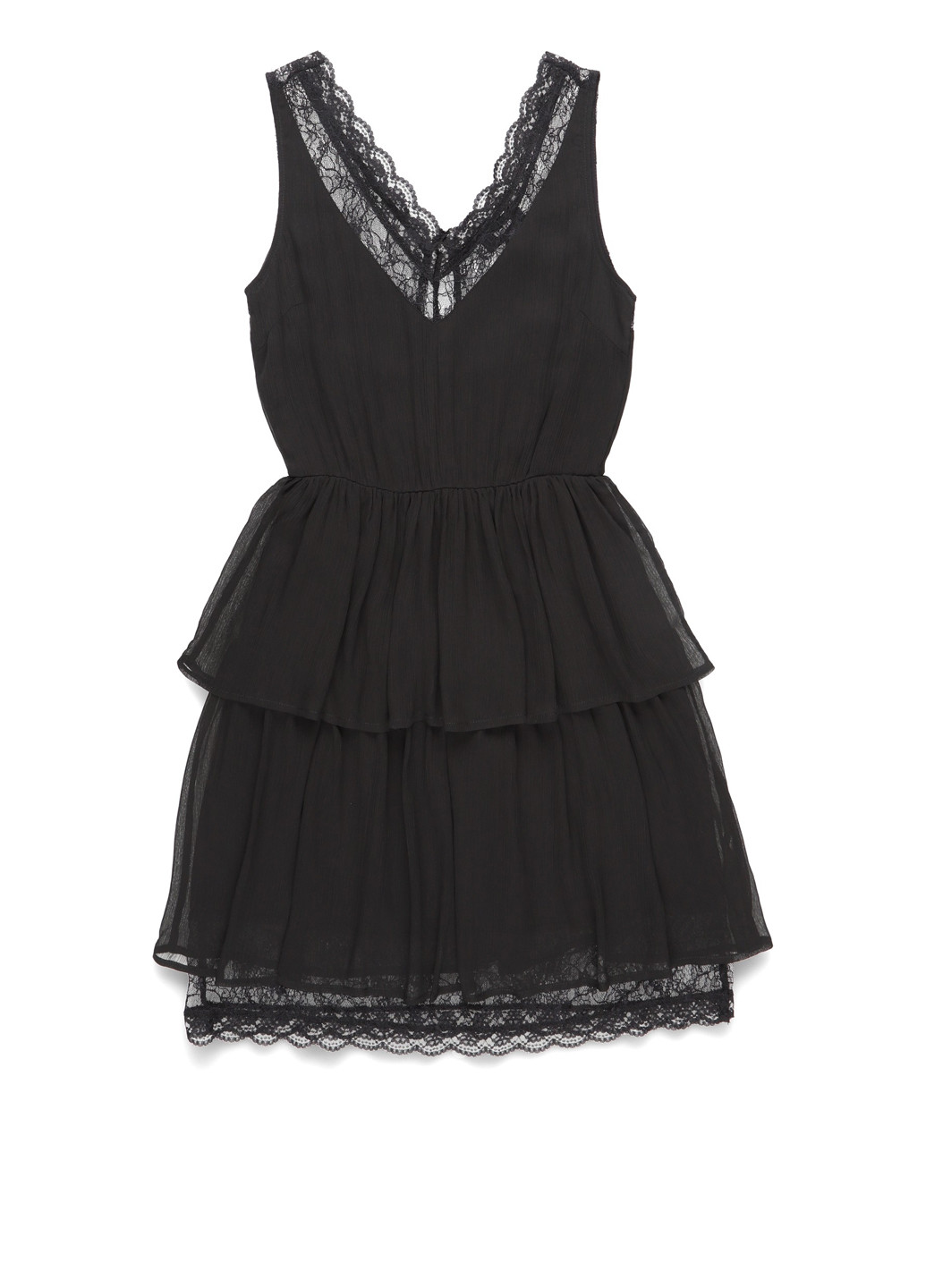 Черное коктейльное платье Tigha однотонное