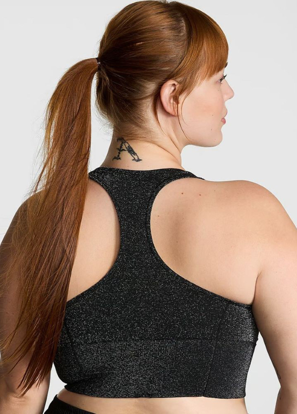 Черный демисезонный комплект (топ, леггинсы) Victoria's Secret