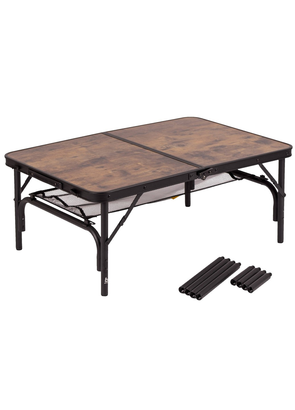 Стол Decatur 90x60 cm Black/Wood look (1404200) Bo-Camp (253114975)