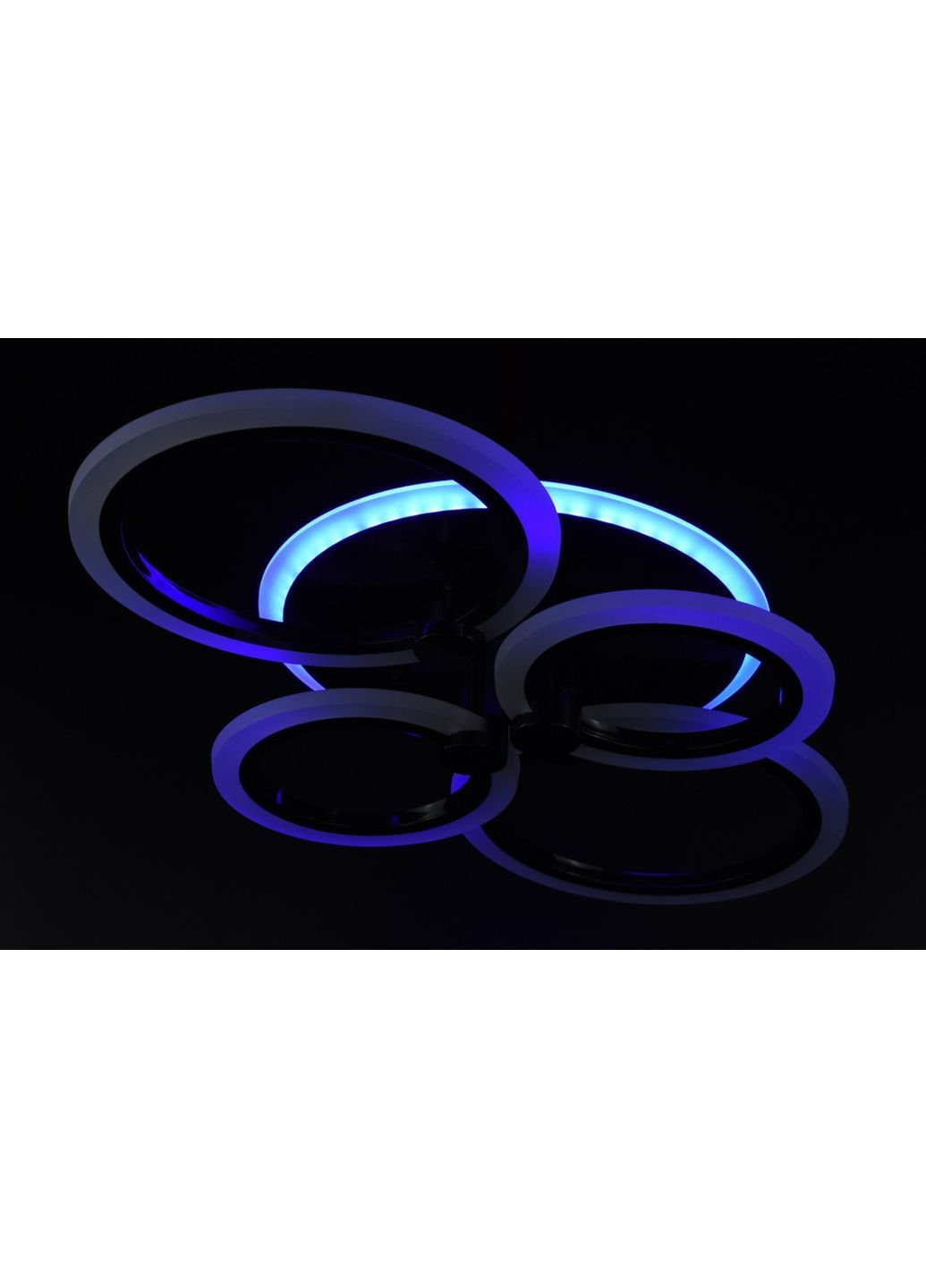 Люстра потолочная LED A2374/2+2-RGB-bk Черный 10х39х61 см. Sunnysky (253627130)