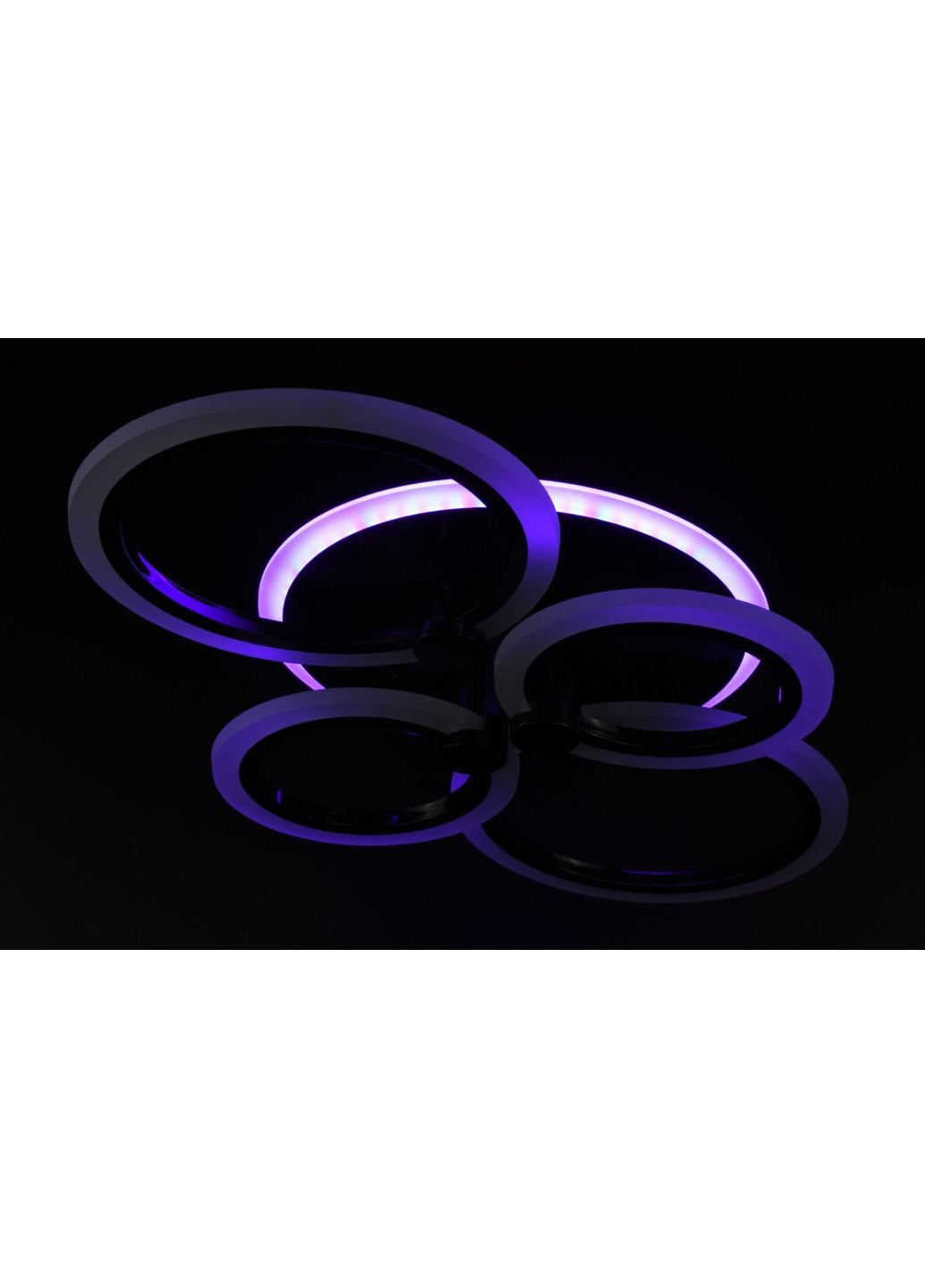 Люстра потолочная LED A2374/2+2-RGB-bk Черный 10х39х61 см. Sunnysky (253627130)