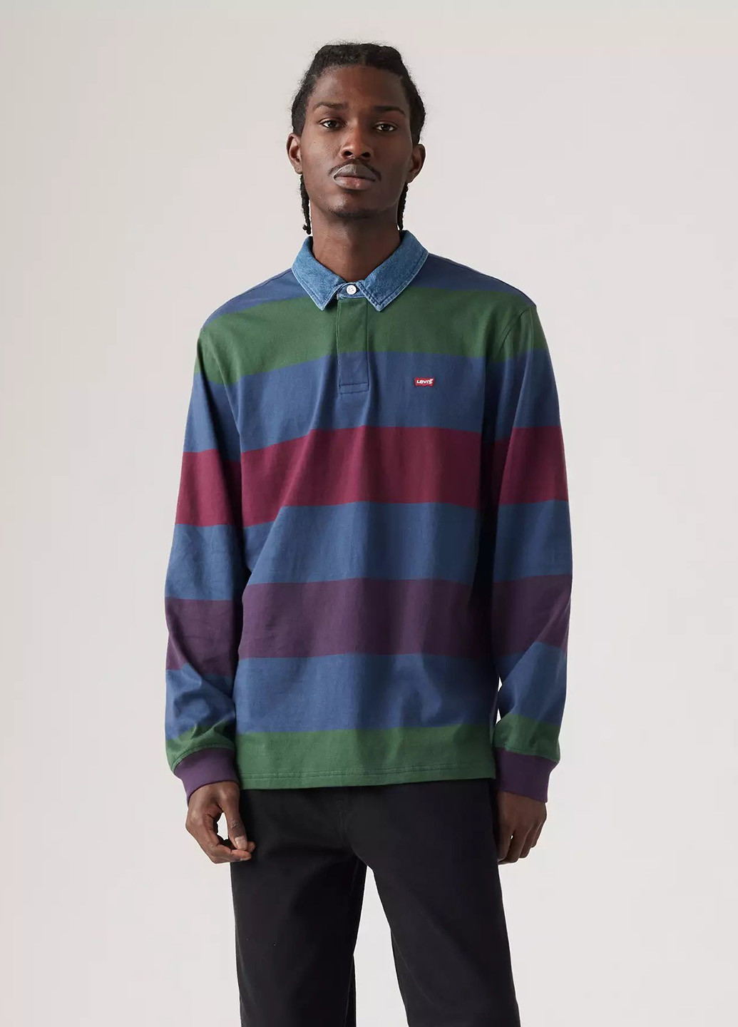 Цветная футболка-поло для мужчин Levi's с логотипом
