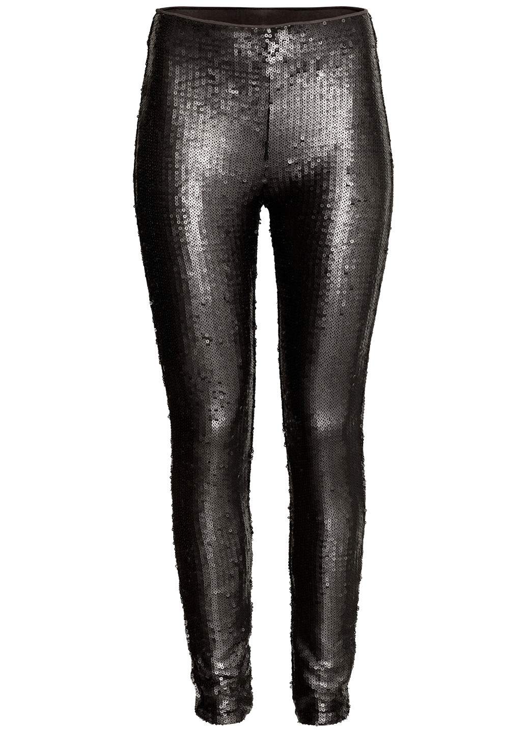 Черные демисезонные леггинсы H&M