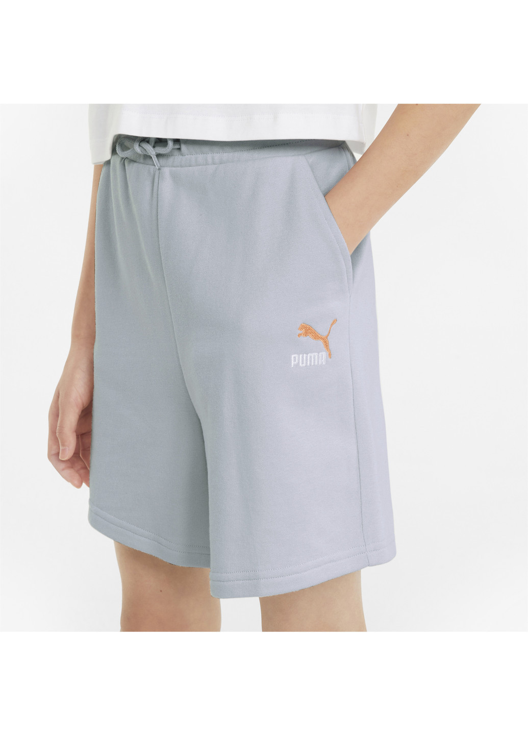 Детские шорты GRL Relaxed Fit Youth Shorts Puma (252864130)