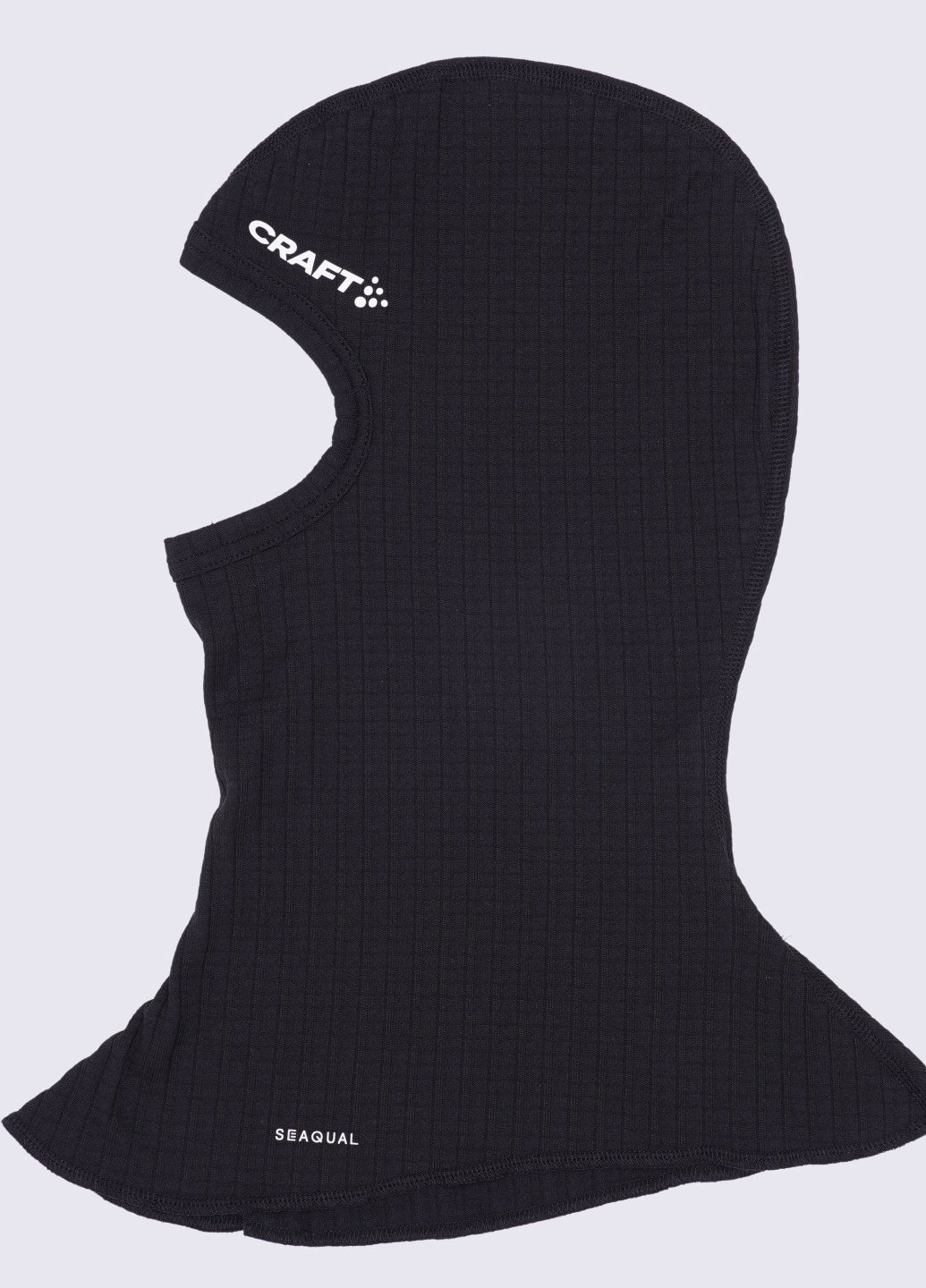 Craft балаклава однодырочная логотип черный спортивный трикотаж, полиэстер производство - Латвия