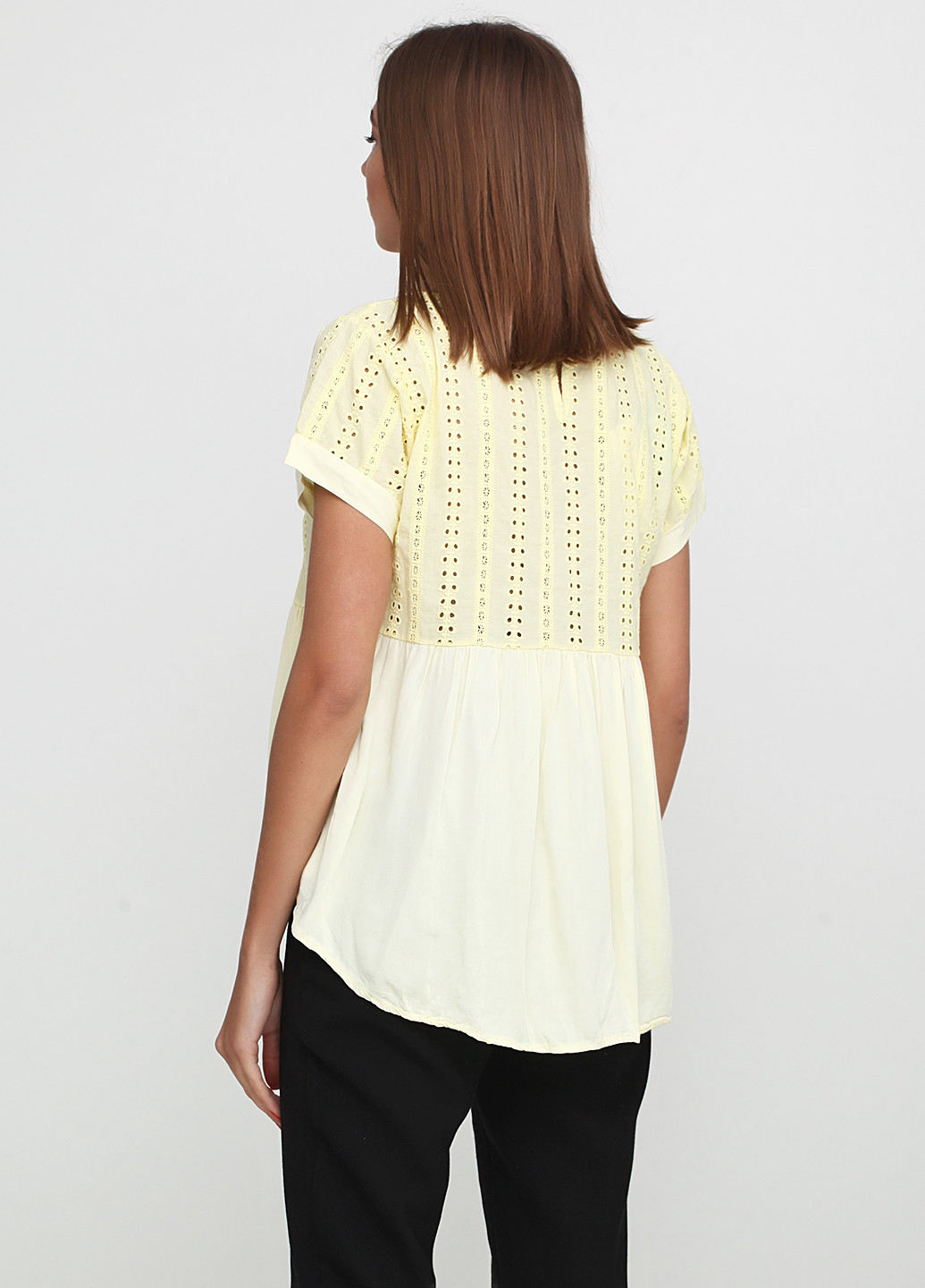 Желтая летняя блуза New Collection