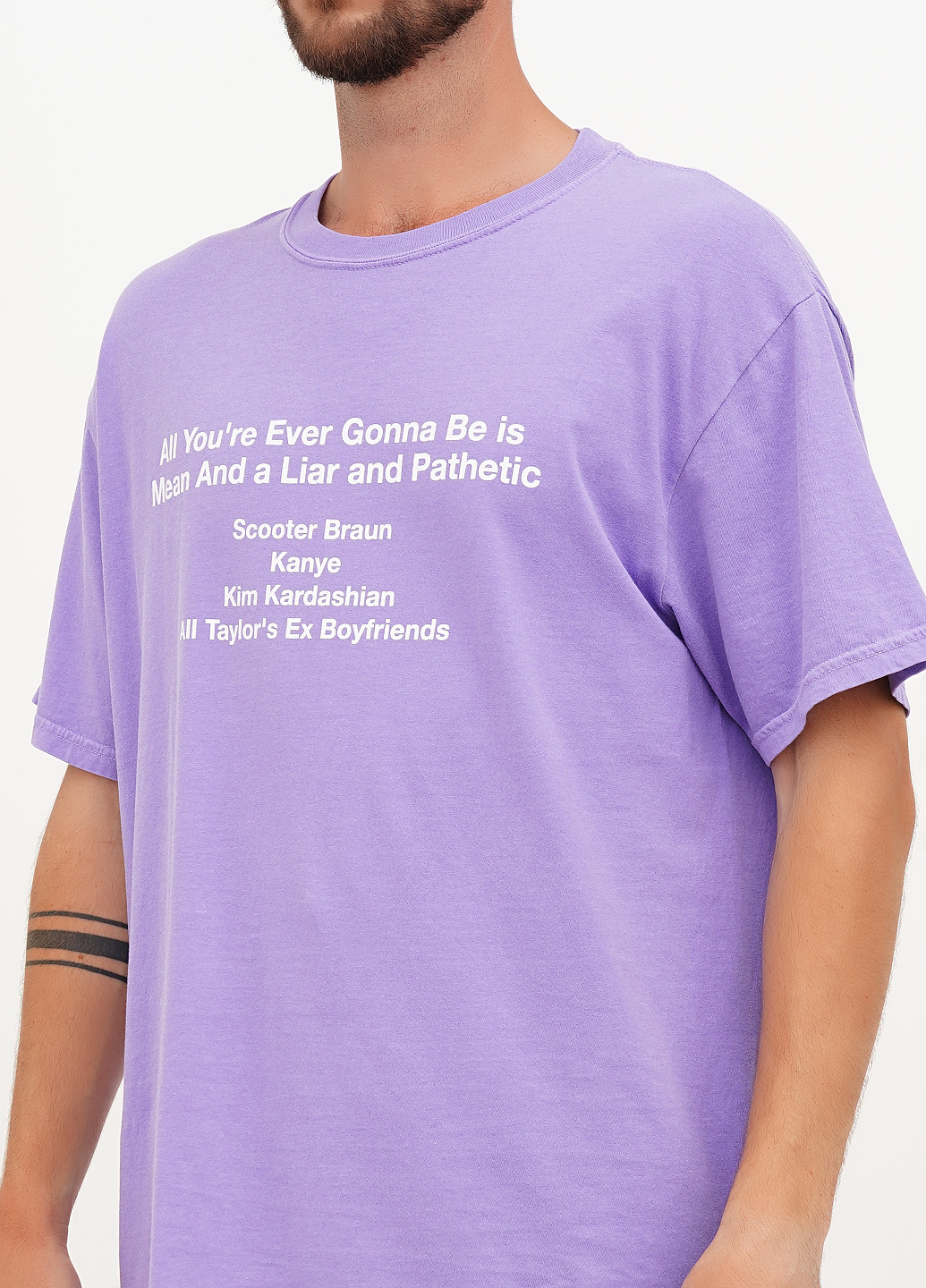 Сиреневая футболка Comfort Colors