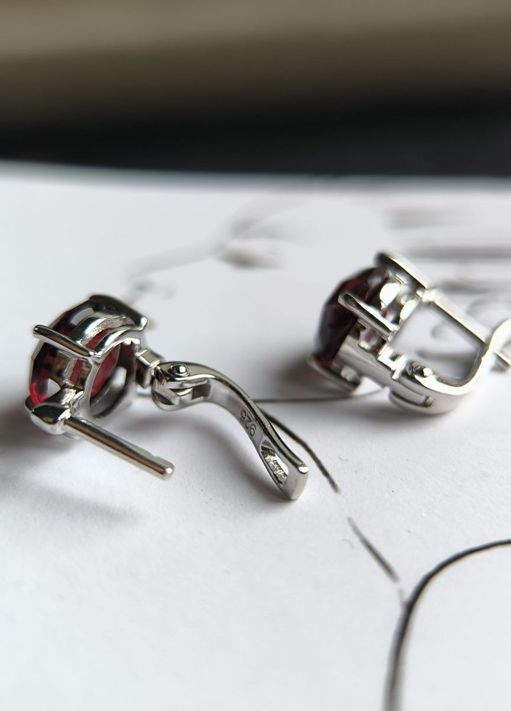 Серьги Silver Flame (369649361)