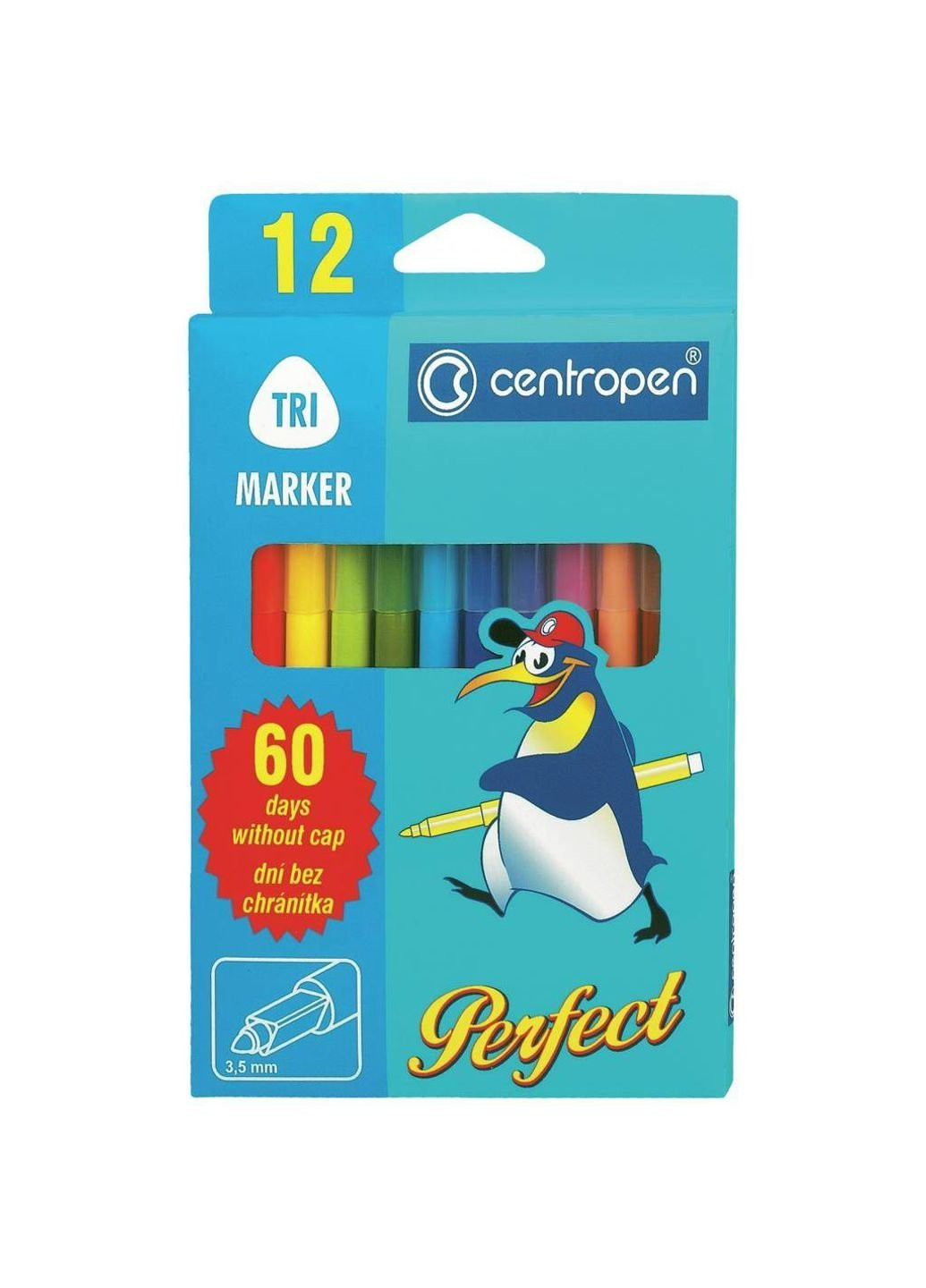 Фломастери 2510 Perfect, 12 colors (2510/12) Centropen (254066974)