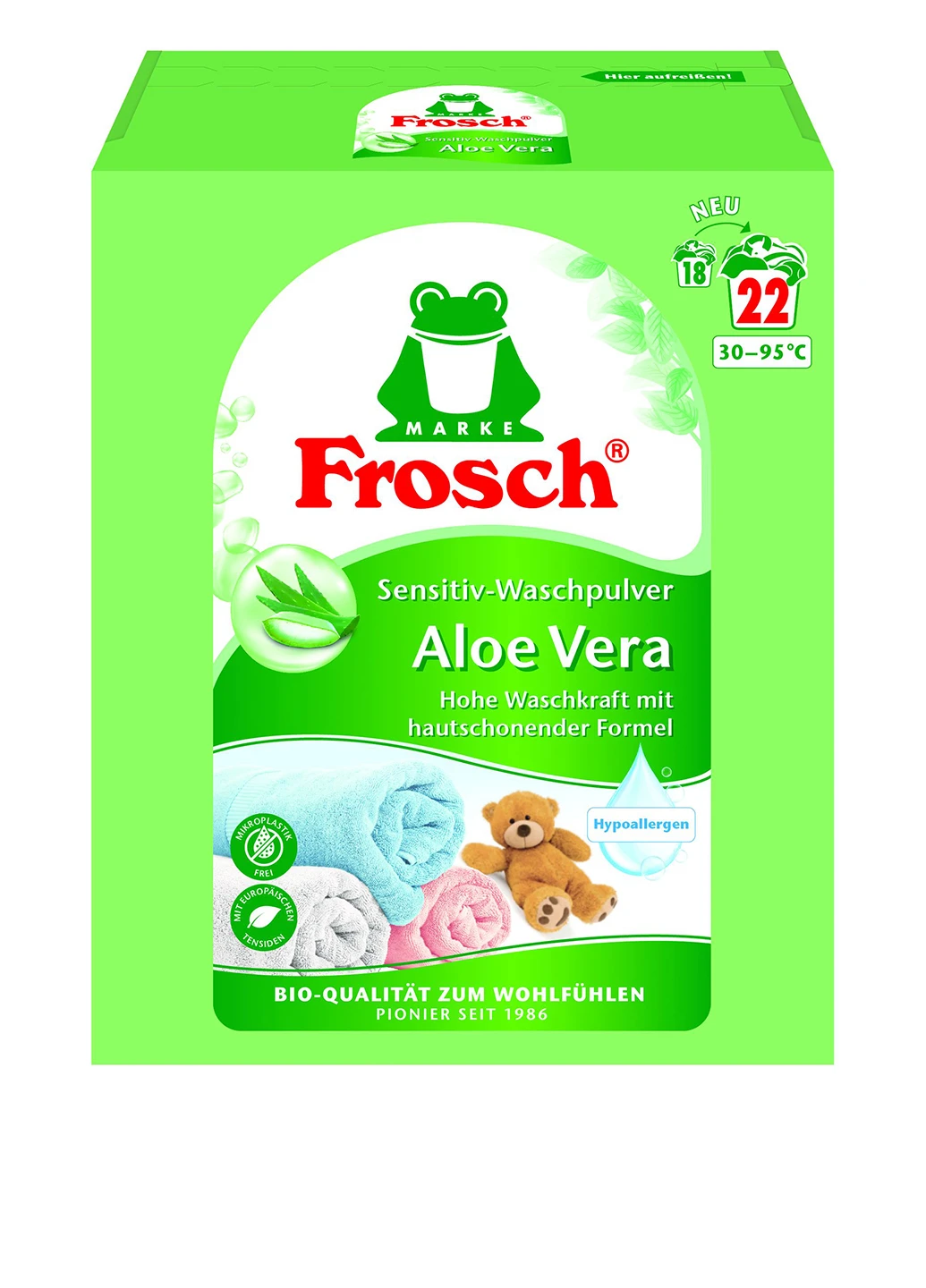 Концентрированный порошок Колор Алое Вера, 1,45 кг Frosch (258927211)